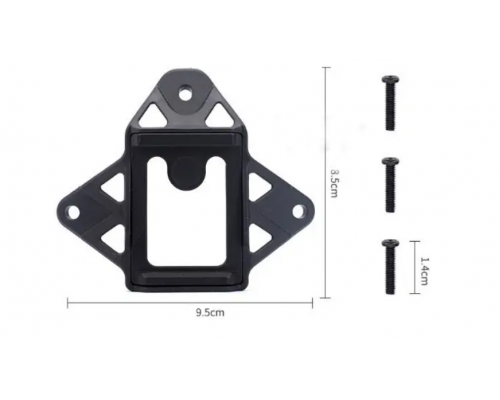 Кронштейн NVG AS PRO (шрауд, каракатиця, зірка) для тактичного шолому (чорний)