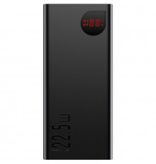 Зовнішній акумулятор (павербанк) Baseus Adaman Metal Digital Display 10000mAh 22.5W Black