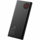 Зовнішній акумулятор (павербанк) Baseus Adaman Metal Digital Display 10000mAh 22.5W Black