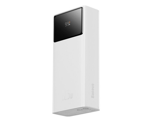 Зовнішній акумулятор (павербанк) Baseus Star-Lord Digital Display 30000mAh 22.5W White