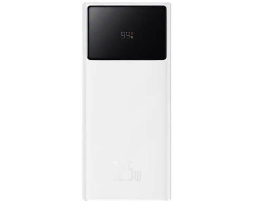 Зовнішній акумулятор (павербанк) Baseus Star-Lord Digital Display 30000mAh 22.5W White