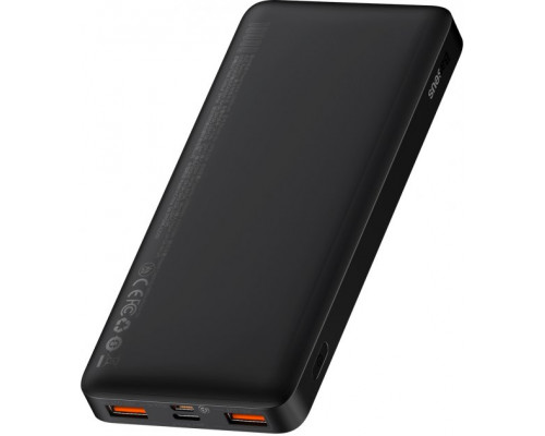 Зовнішній акумулятор (павербанк) Baseus Bipow Digital Display 10000mAh 20W Black