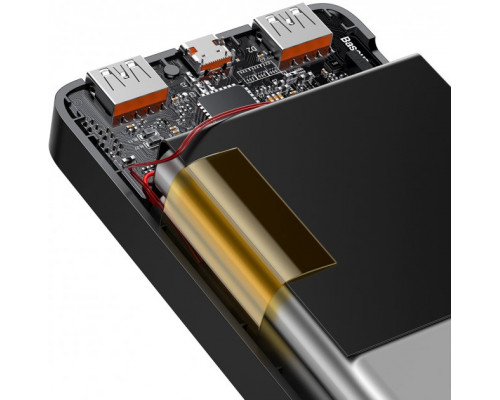 Зовнішній акумулятор (павербанк) Baseus Bipow Digital Display 10000mAh 20W Black