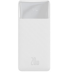 Зовнішній акумулятор (павербанк) Baseus Bipow Digital Display 10000mAh 20W White