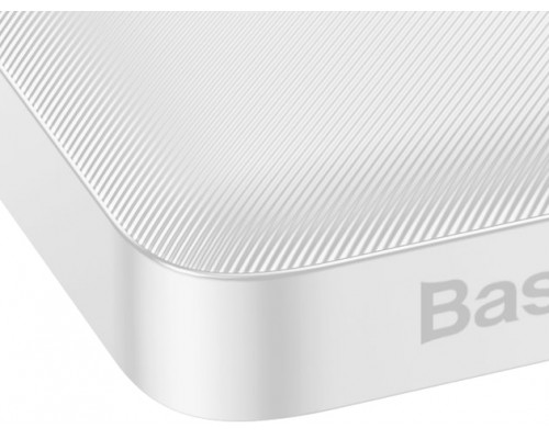 Зовнішній акумулятор (павербанк) Baseus Bipow Digital Display 10000mAh 20W White