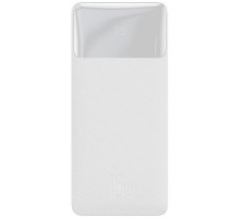 Зовнішній акумулятор (павербанк) Baseus Bipow Digital Display 20000mAh 15W White