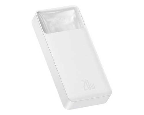Зовнішній акумулятор (павербанк) Baseus Bipow Digital Display 20000mAh 20W White