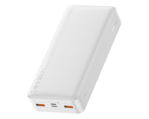 Зовнішній акумулятор (павербанк) Baseus Bipow Digital Display 20000mAh 20W White