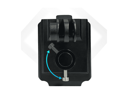 Кріплення для GoPro на шолом з роз'ємом NVG (для приладу нічного бачення) FEICHAO (металеве чорне з регулятором)