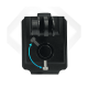 Кріплення для GoPro на шолом з роз'ємом NVG (для приладу нічного бачення) FEICHAO (металеве чорне з регулятором)