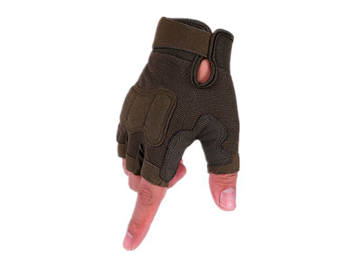 Тактичні рукавички Gloves безпалі літні (олива)