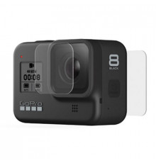 Загартоване скло лінзи + захисні плівки (HERO8 Black)
