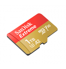 Картка пам'яті SanDisk Extreme 1TB microSDXC без адаптера (190/130 MB/s UHS-I V30 U3 Class 10)