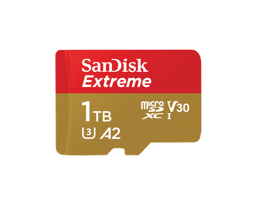 Картка пам'яті SanDisk Extreme 1TB microSDXC без адаптера (190/130 MB/s UHS-I V30 U3 Class 10)