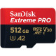Картка пам'яті SanDisk Extreme PRO 512GB microSDXC З АДАПТЕРОМ (200/140 MB/s UHS-I V30 U3 Class 10)