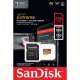 Картка пам'яті SanDisk Extreme 256GB microSDXC з адаптером (190/130 MB/s UHS-I V30 U3 Class 10)