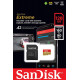 Картка пам'яті SanDisk Extreme 128GB microSDXC з адаптером (160/90 MB/s UHS-I V30 U3 Class 10)