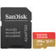Картка пам'яті SanDisk Extreme 256GB microSDXC з адаптером (160/90 MB/s UHS-I V30 U3 Class 10)