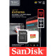 Картка пам'яті SanDisk Extreme 512GB microSDXC з адаптером (160/90 MB/s UHS-I V30 U3 Class 10)