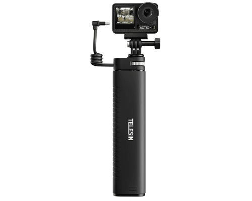 Монопод з акумулятором TELESIN Rechargeable Selfie Stick для екшн-камер і смартфонів (10000mAh)