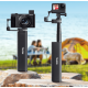 Монопод з акумулятором TELESIN Rechargeable Selfie Stick для екшн-камер і смартфонів (10000mAh)