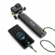 Монопод з акумулятором TELESIN Rechargeable Selfie Stick для екшн-камер і смартфонів (10000mAh)