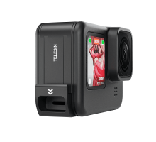 Бічна кришка з отвором TELESIN (непроникна до снігу і дощу) для GoPro HERO12/11/10/9 Black