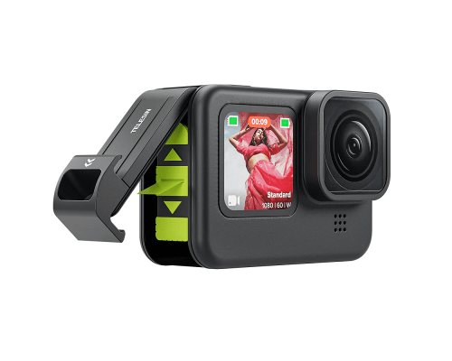 Бічна кришка з отвором TELESIN (непроникна до снігу і дощу) для GoPro HERO12/11/10/9 Black