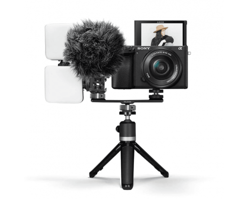 Багатофункціональний двосторонній кронштейн TELESIN Double-Head Cold Shoe Mount Extension Bracket