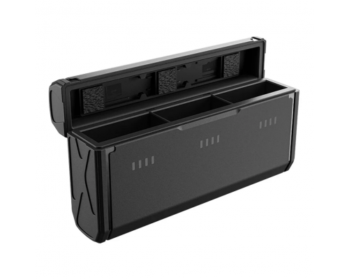 Зарядний пристрій TELESIN Pocket Multifunctional Storage Charging Box для 3-х акумуляторів GoPro HERO9/10/11/12 Black без АКБ