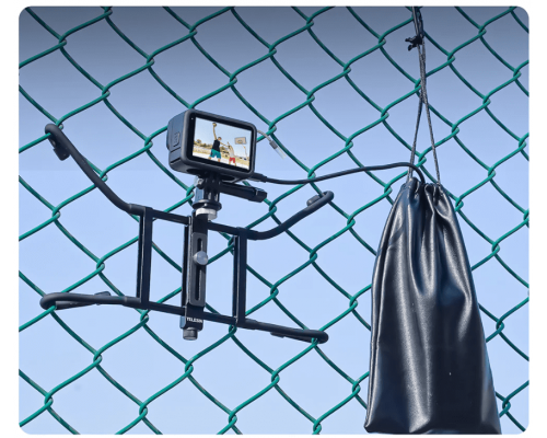 Гнучке регульоване кріплення TELESIN Adjustable Universal Fence Mount для екшн-камер і смартфонів