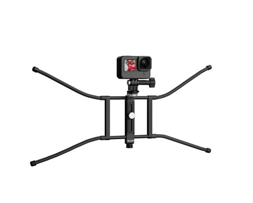 Гнучке регульоване кріплення TELESIN Adjustable Universal Fence Mount для екшн-камер і смартфонів