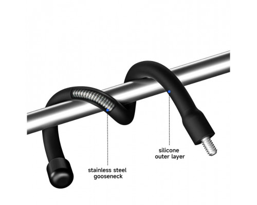 Гнучке регульоване кріплення TELESIN Adjustable Universal Fence Mount для екшн-камер і смартфонів