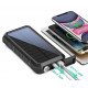 Портативний зарядний пристрій з ліхтариком та компасом BLAVOR Solar Charger Power Bank 18W (темно-зелений)